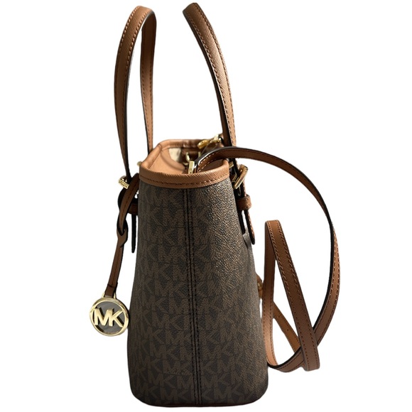 Michael Kors Tote Bag Jet Set Travel Extra-Small Logo Top-Zip - Picture 8 of 16